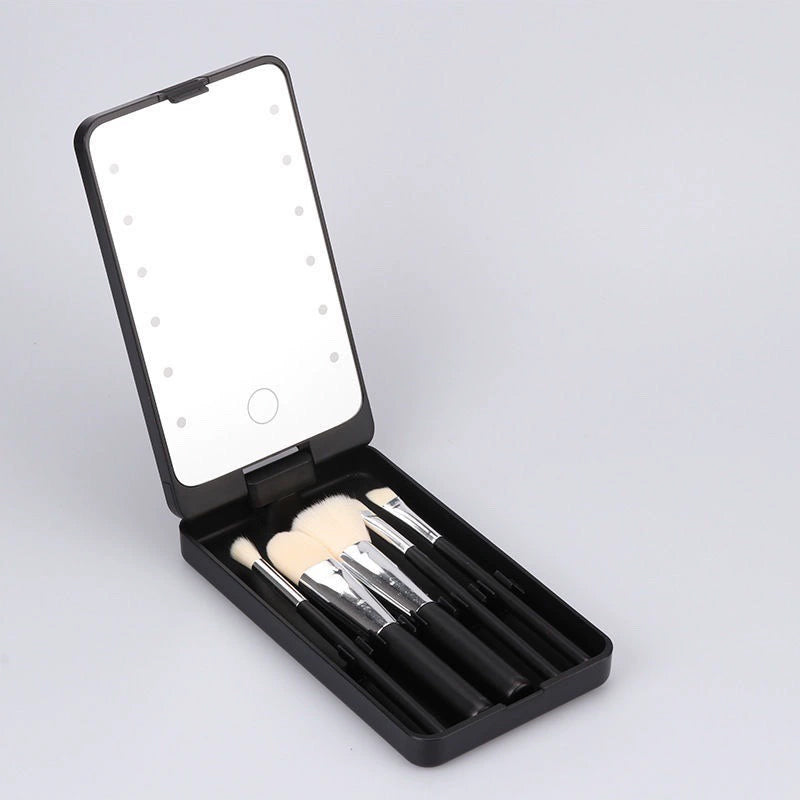 Rotatable LED make-up box folding mirror - Last Sale Day