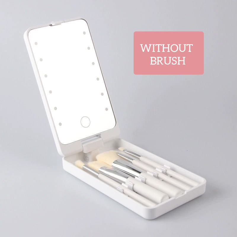 Rotatable LED make-up box folding mirror - Last Sale Day