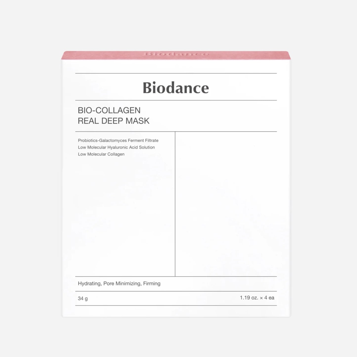 Biodance Bio-Collagen Real Deep Mask - 4 Pack