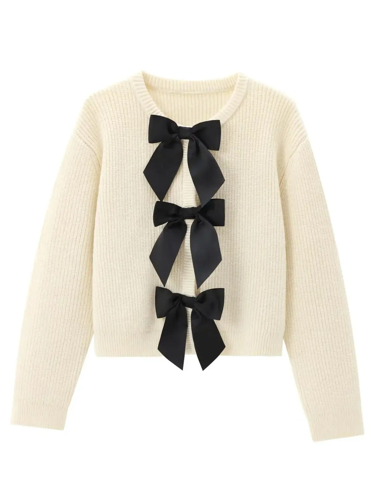 Luca Bow Knit Cardigan