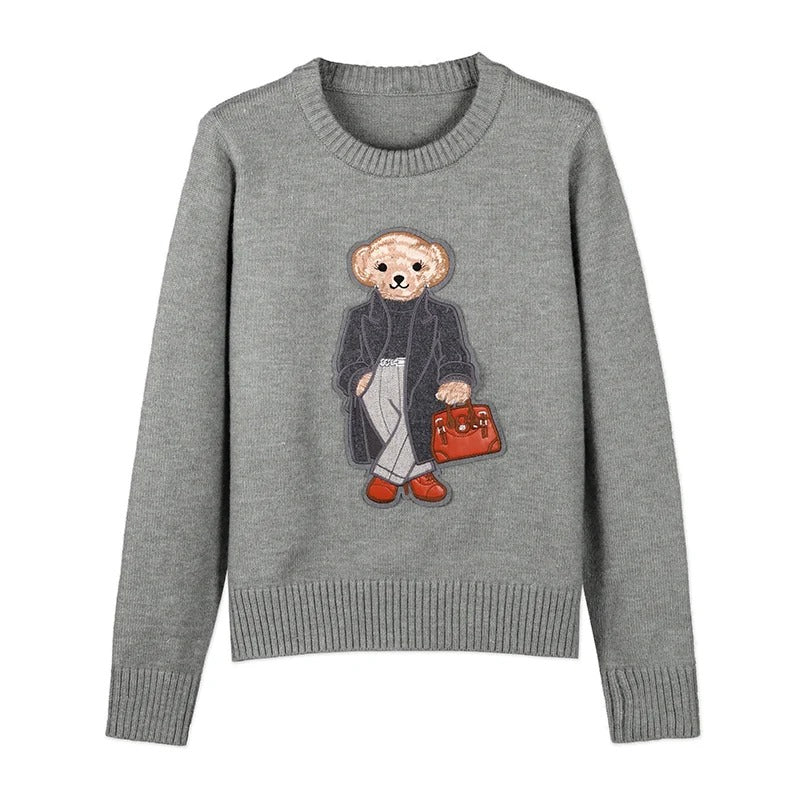 Anna - Embroidery Bear sweater