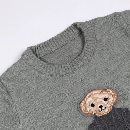 Anna - Embroidery Bear sweater