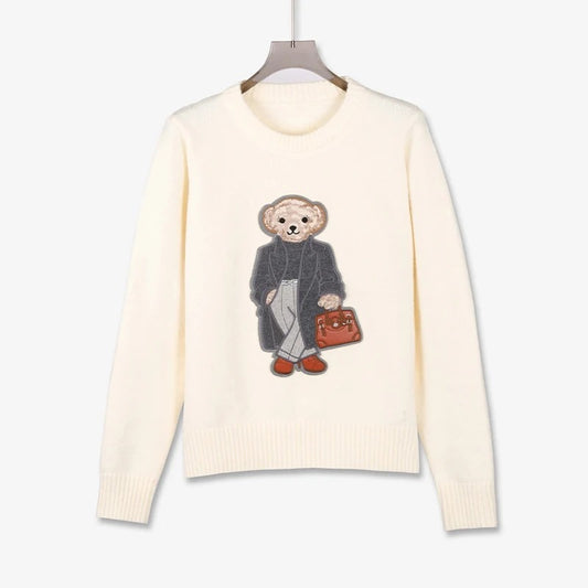 Anna - Embroidery Bear sweater